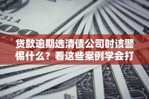 济南贷款逾期选清债公司时该警惕什么？看这些案例学会打翻身仗