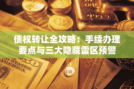 济南债权转让全攻略：手续办理要点与三大隐藏雷区预警